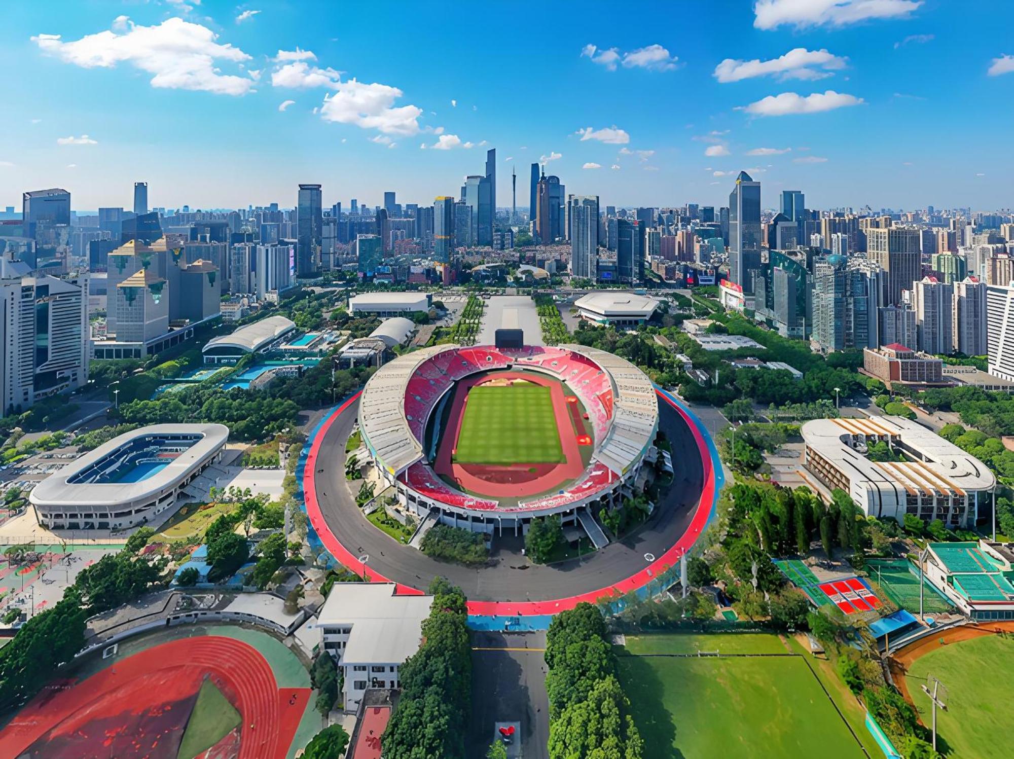 Waifiden Guangzhou Grand View Golden Palace Apartment - Free Shuttle Bus During The Canton Fair Exterior photo